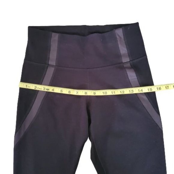 Old Navy High-Rise 7/8-Length Ponte-Knit Ankle-Zip Moto Street Leggings Small - Picture 8 of 15